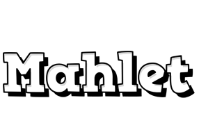 Mahlet snowing logo