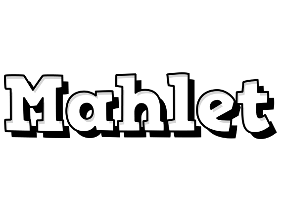 Mahlet snowing logo