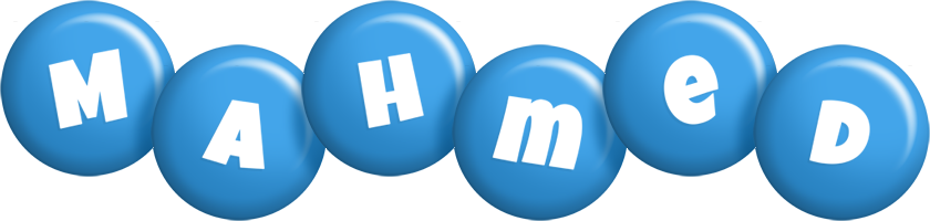 Mahmed candy-blue logo