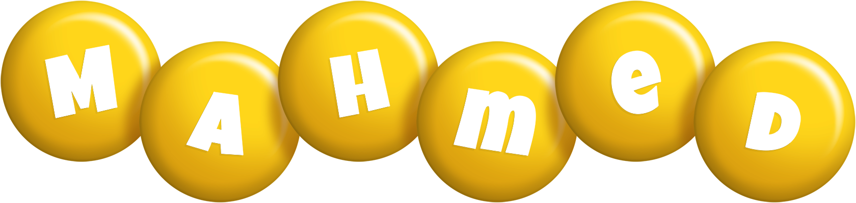 Mahmed candy-yellow logo