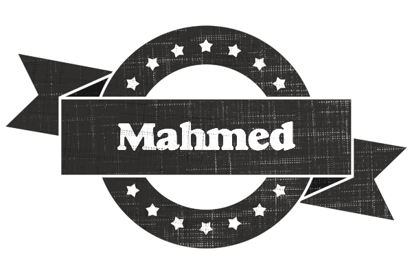 Mahmed grunge logo