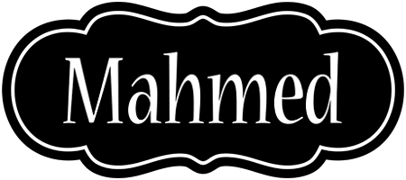 Mahmed welcome logo