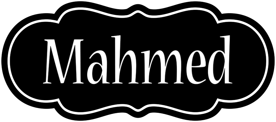 Mahmed welcome logo