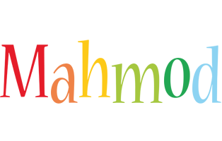 Mahmod birthday logo