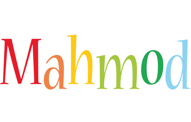 Mahmod birthday logo