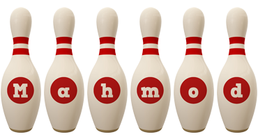 Mahmod bowling-pin logo