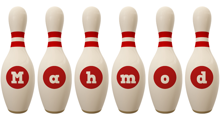 Mahmod bowling-pin logo