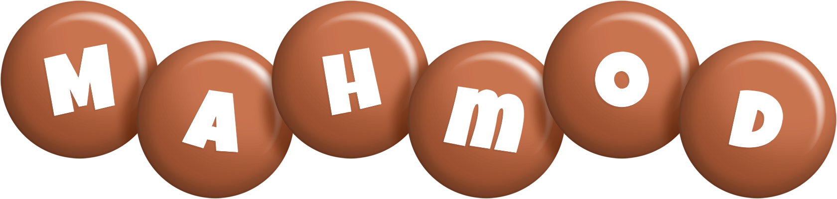 Mahmod candy-brown logo