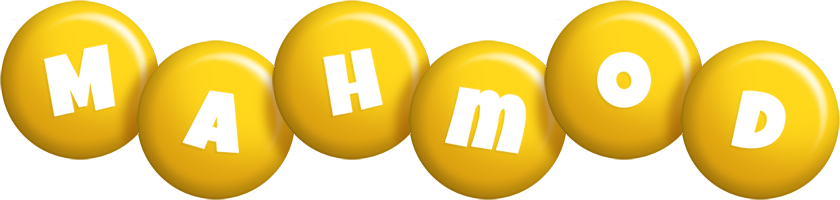 Mahmod candy-yellow logo