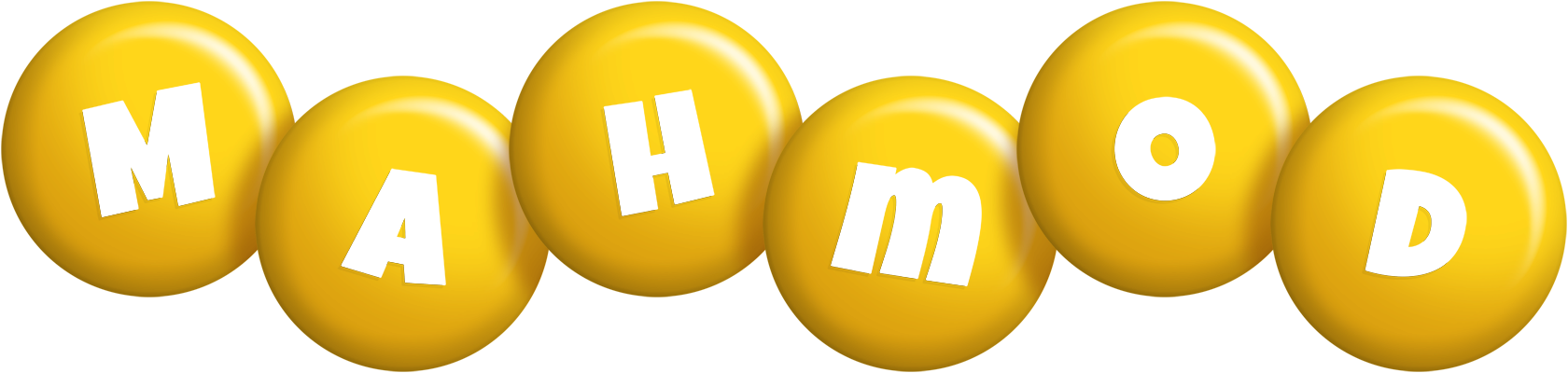 Mahmod candy-yellow logo