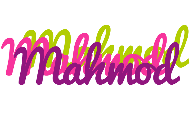 Mahmod flowers logo