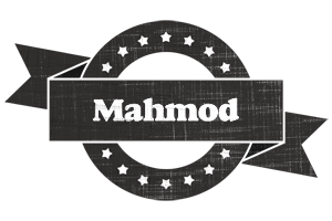 Mahmod grunge logo