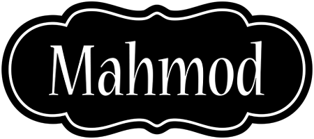 Mahmod welcome logo