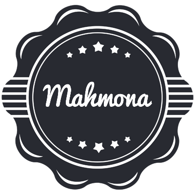 Mahmona badge logo