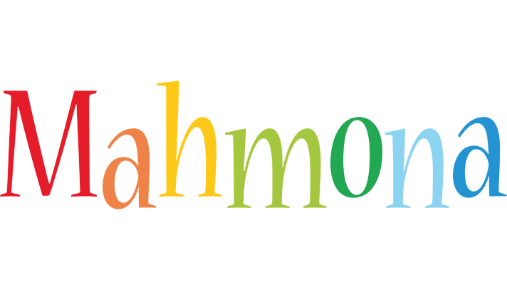 Mahmona birthday logo