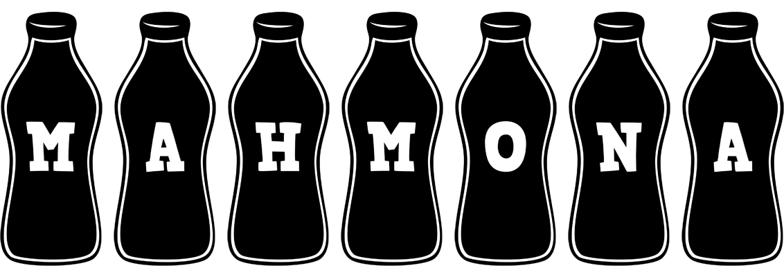 Mahmona bottle logo