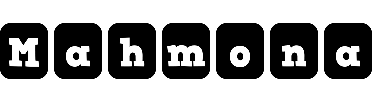 Mahmona box logo
