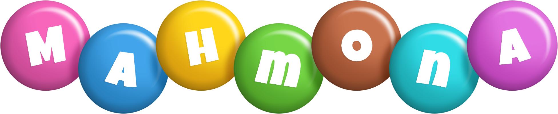 Mahmona candy logo