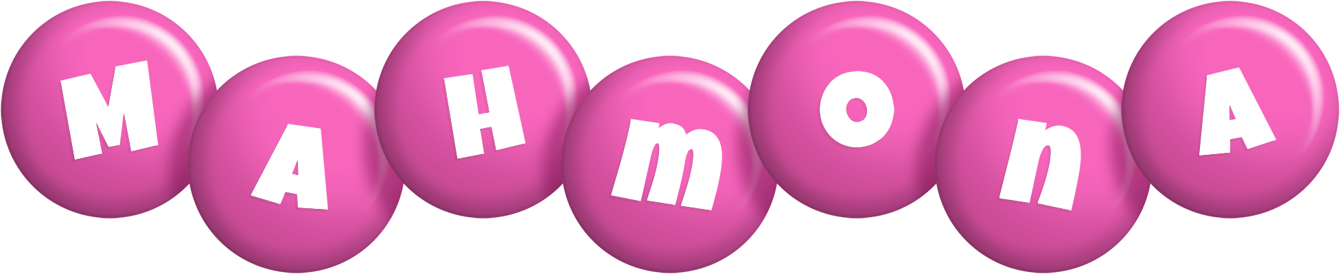 Mahmona candy-pink logo