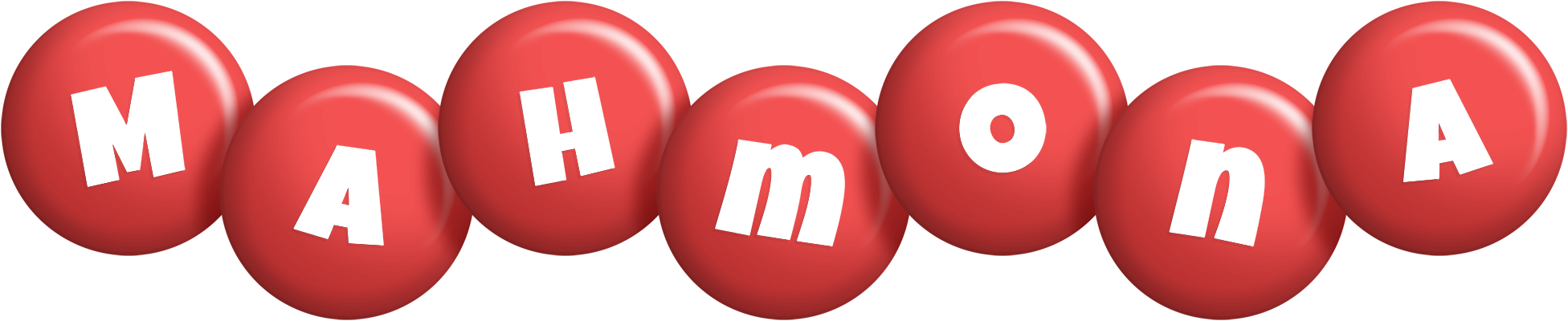 Mahmona candy-red logo
