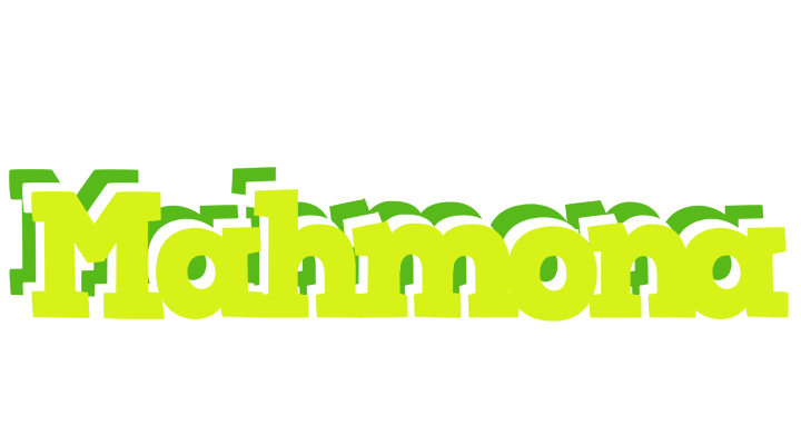 Mahmona citrus logo