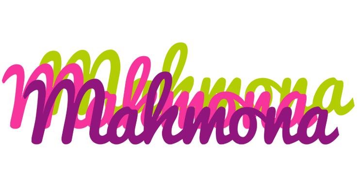 Mahmona flowers logo