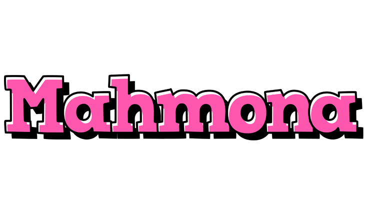 Mahmona girlish logo