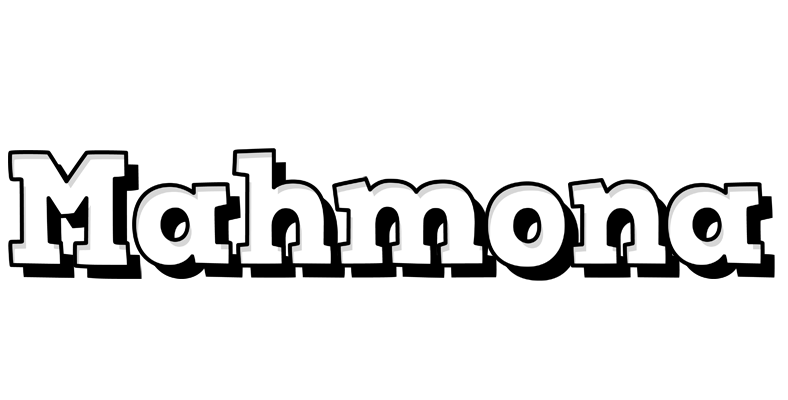Mahmona snowing logo