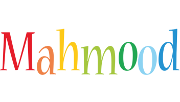 Mahmood birthday logo