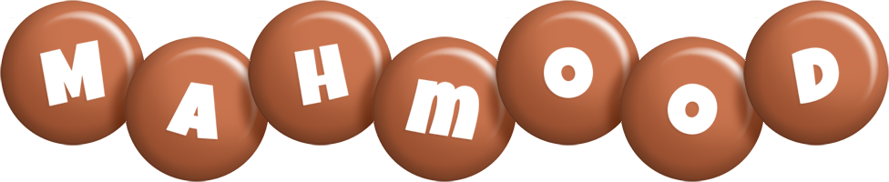 Mahmood candy-brown logo