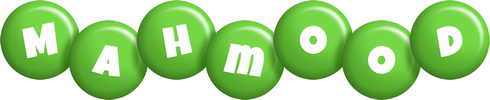 Mahmood candy-green logo