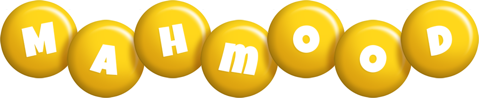 Mahmood candy-yellow logo