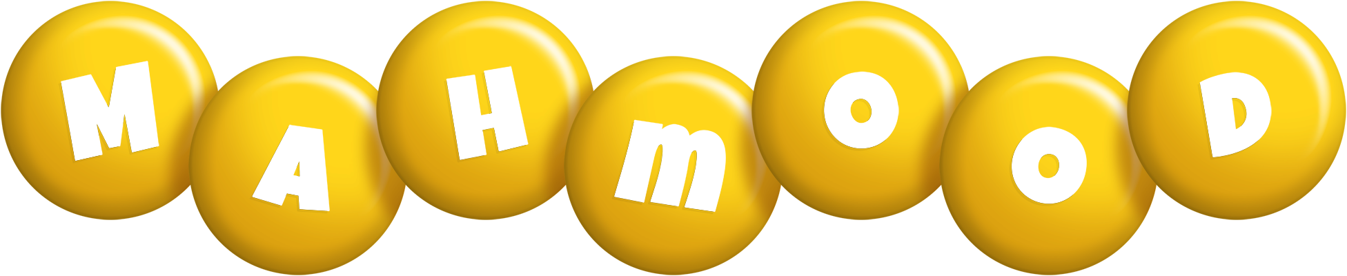 Mahmood candy-yellow logo