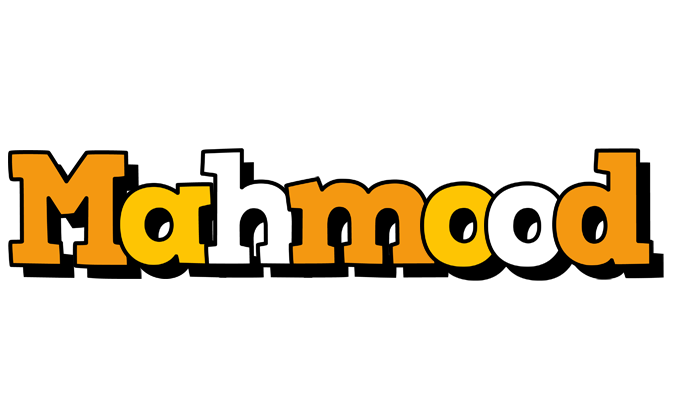 Mahmood cartoon logo