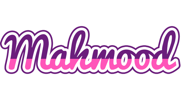 Mahmood cheerful logo