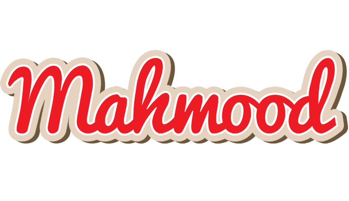 Mahmood chocolate logo