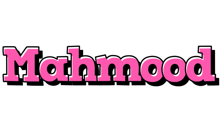 Mahmood girlish logo