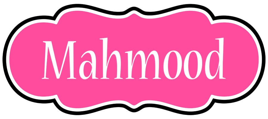 Mahmood invitation logo