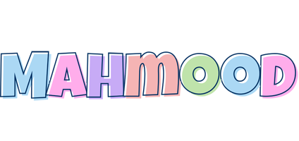 Mahmood pastel logo