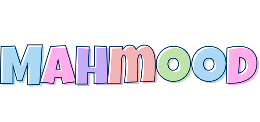 Mahmood pastel logo