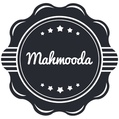 Mahmooda badge logo