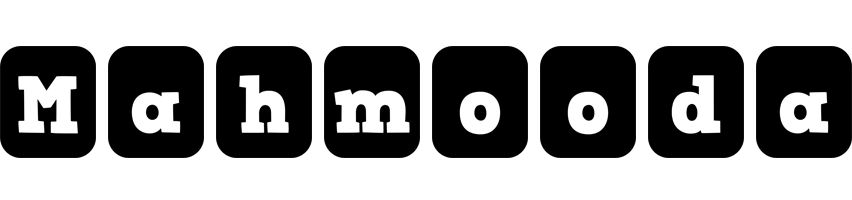Mahmooda box logo