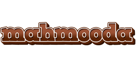 Mahmooda brownie logo