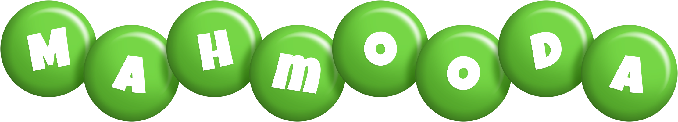 Mahmooda candy-green logo