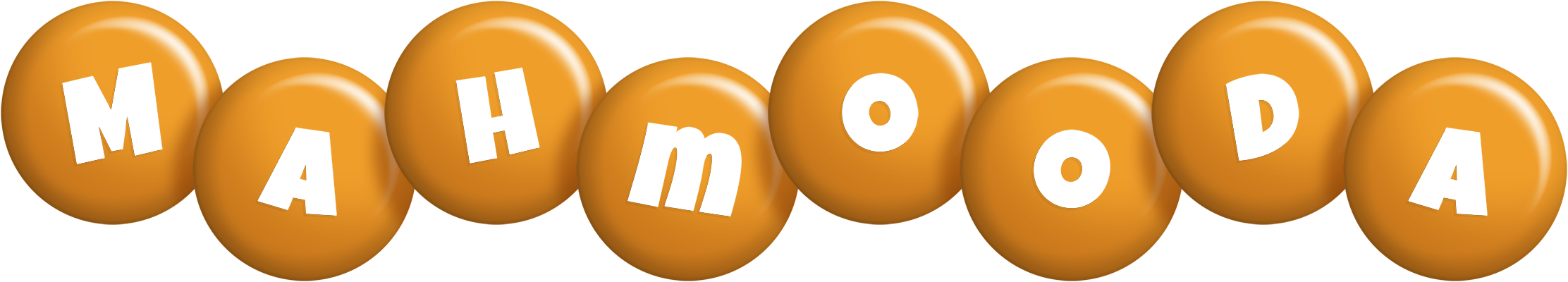 Mahmooda candy-orange logo