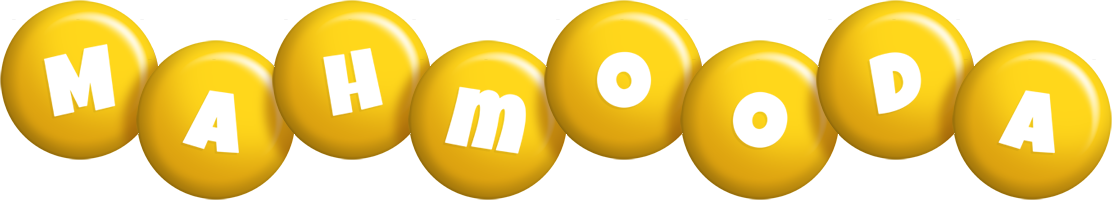 Mahmooda candy-yellow logo