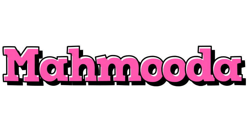 Mahmooda girlish logo