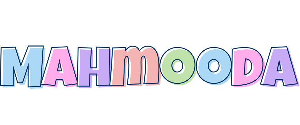 Mahmooda pastel logo