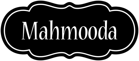 Mahmooda welcome logo