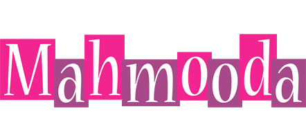 Mahmooda whine logo